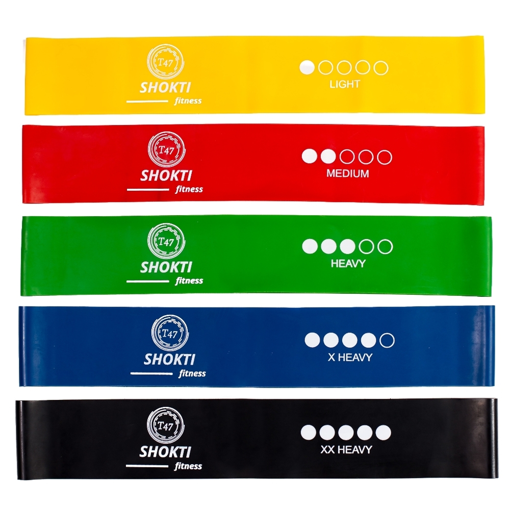 Resistance Premium Loop Exercise Bands 5 set